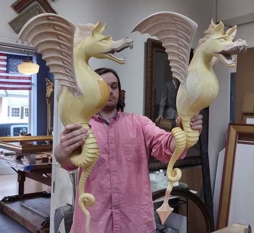 wooden dragons